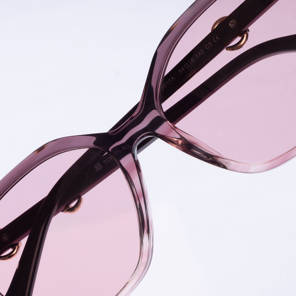 Tom Miller Elite 015 cat eye sunglasses, pink frame, pink lens
