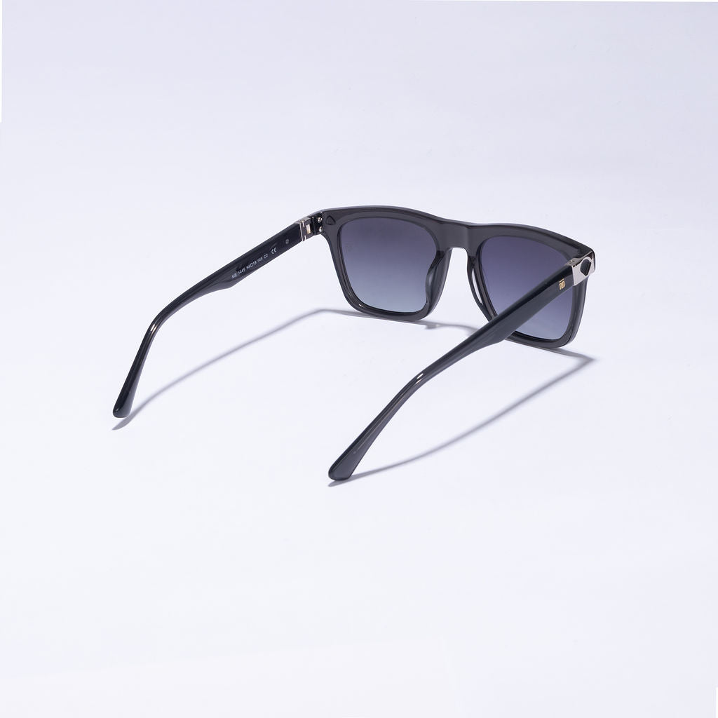 Tom Miller Elite 005 square sunglasses, grey frame, grey lens