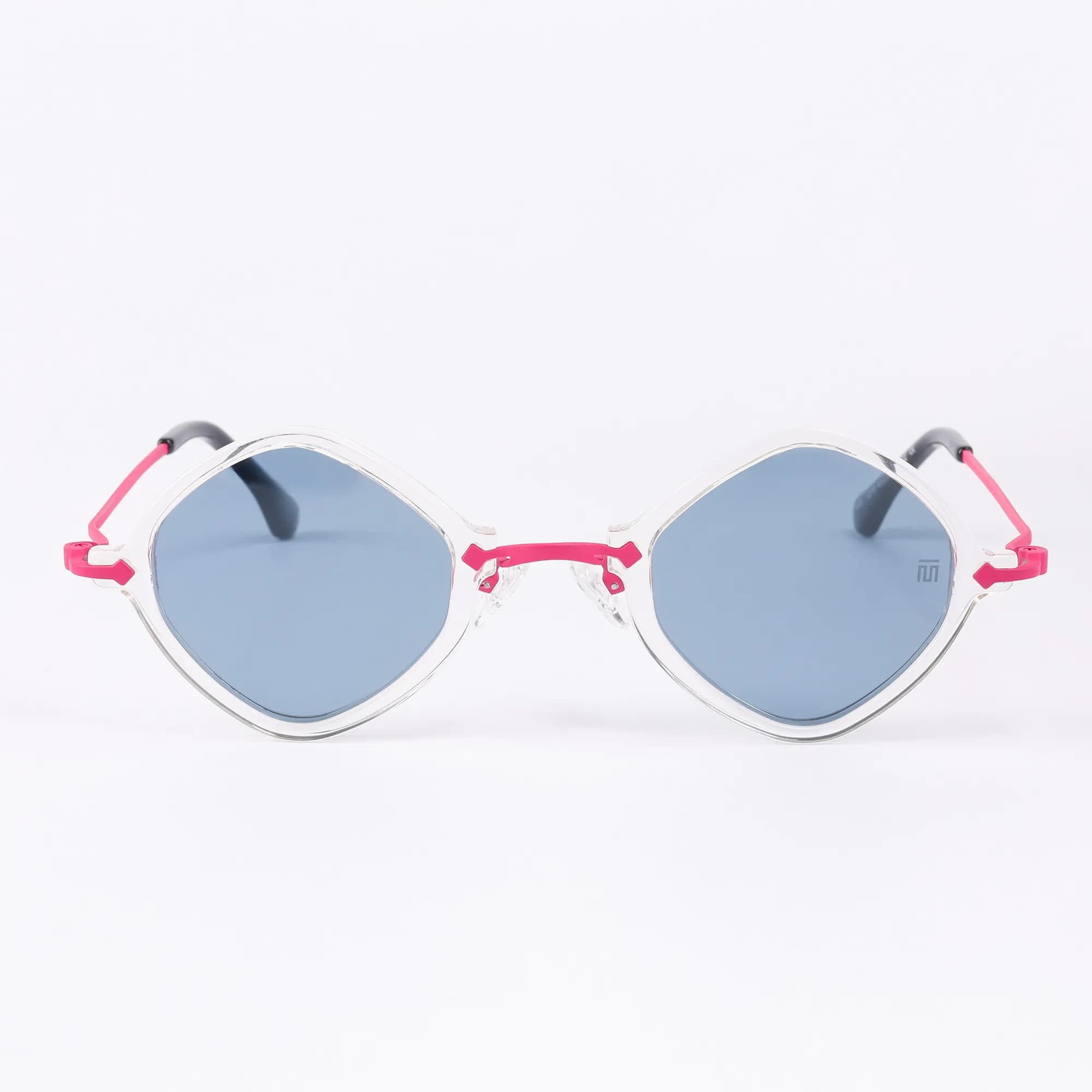 Clear & Pink / Blue Lens