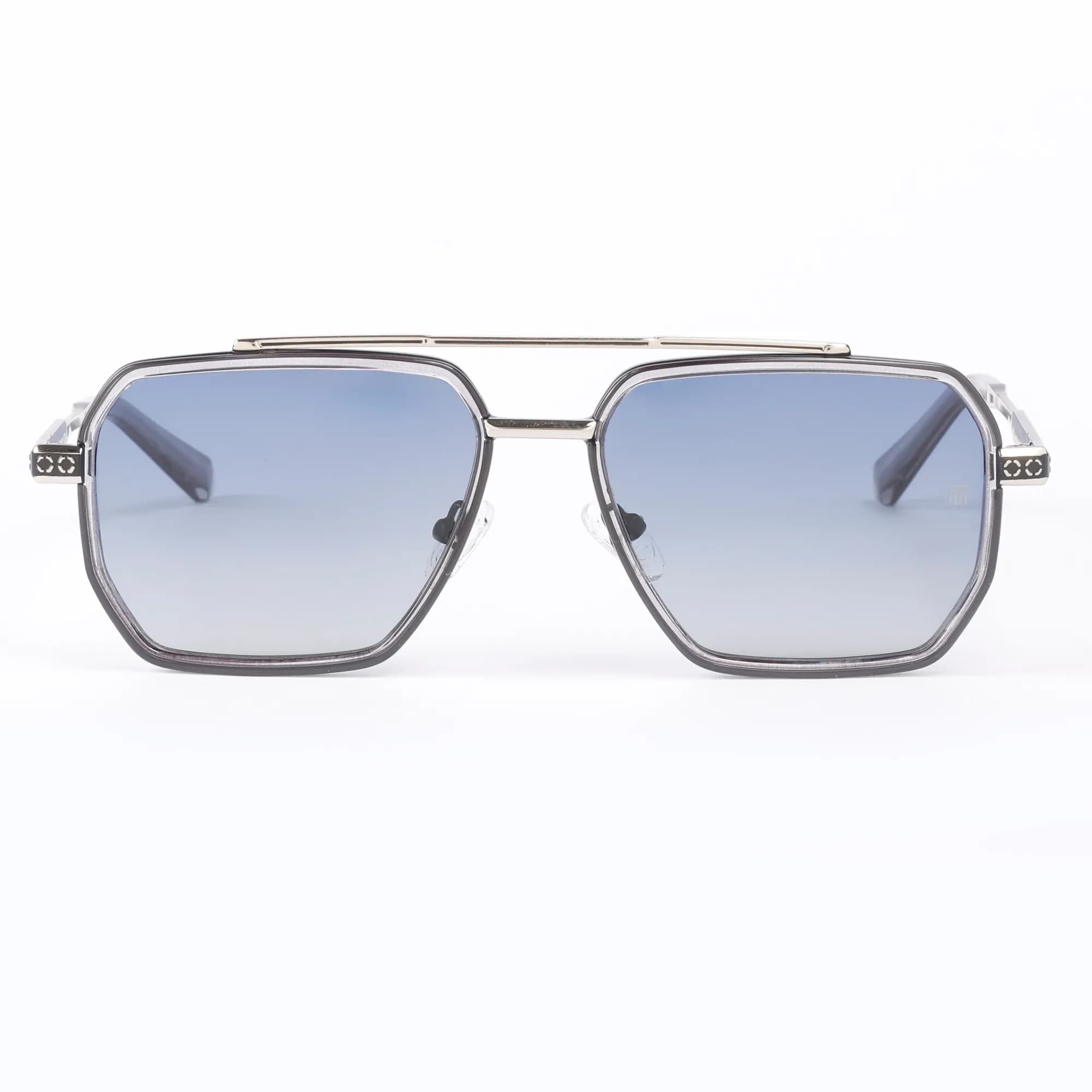 Silver / Blue Lens