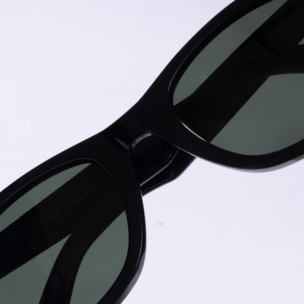 Tom Miller Elite 001 wayfarer sunglasses, black frame