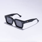 Tom Miller Elite 006 square sunglasses, black frame, black lens #Frame Color_Black / Black Lens