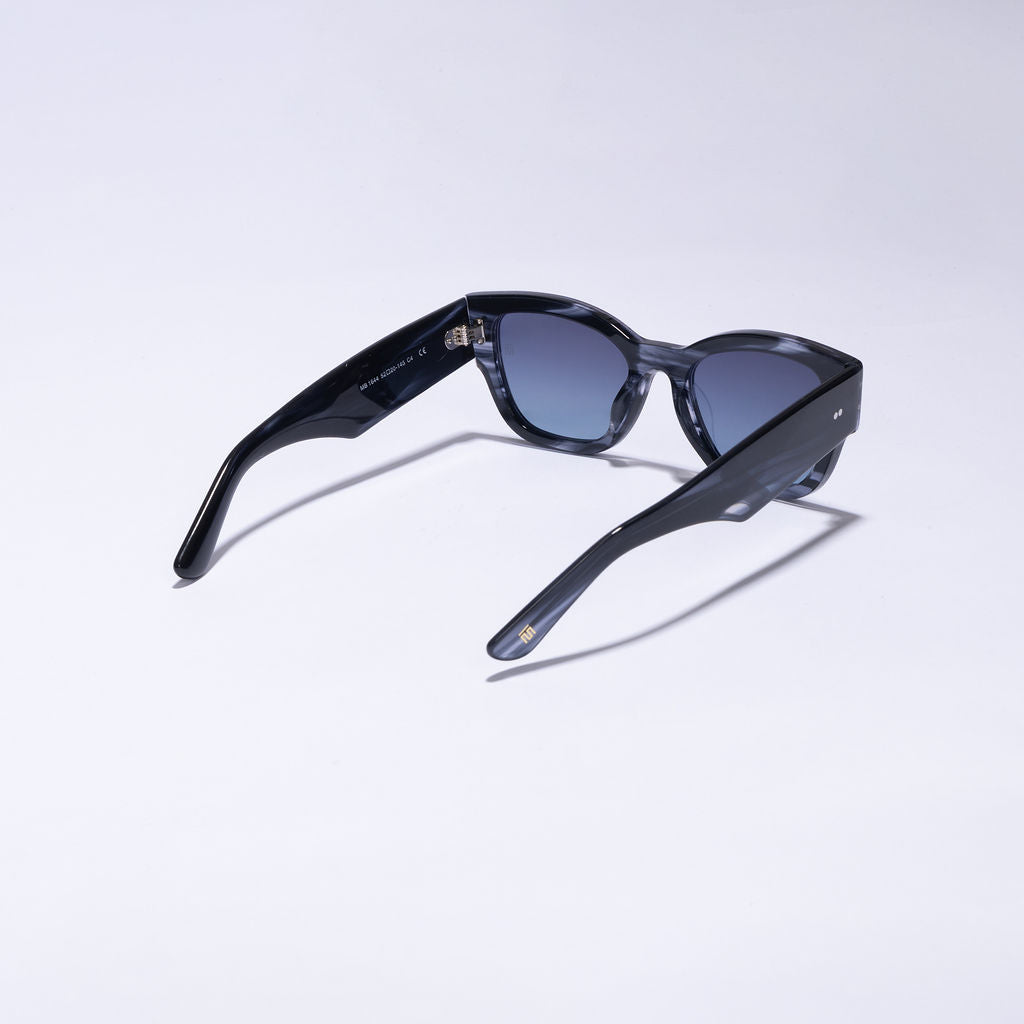 Tom Miller Elite 017 cat eye sunglasses, blue frame, blue lens #Eyewear frame color_Blue / Blue Lens