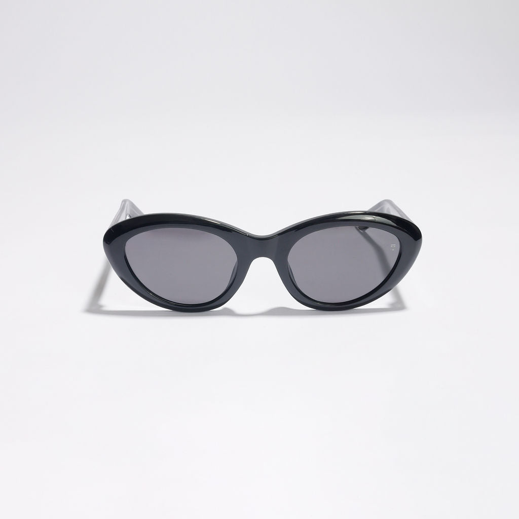 Tom Miller Essential 004 cat eye sunglasses, black frame, black lens