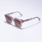 Tom Miller Elite 006 square sunglasses, pink frame, brown lens #Frame Color_Pink / Brown Lens